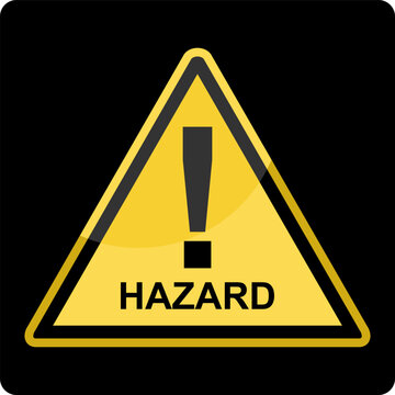 Hazard, sign and label vector