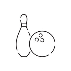 Sport line icons. Sports items and games vector Illustrations ball. Health lifestyle and sign