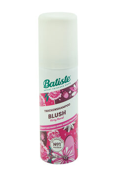 Batiste Blush Invisible Trockenshampoo auf  Hintergrund transparent