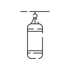 Sports and Gymnastics Line Icon. Sports items and games vector Illustrations ball. Health lifestyle and sign