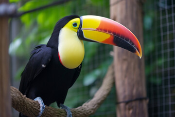 tucan in the aviary