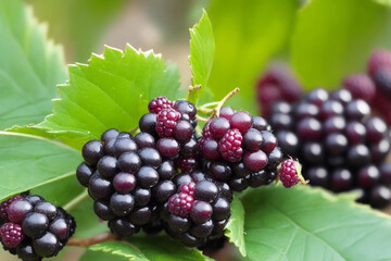 blackberry on the vine