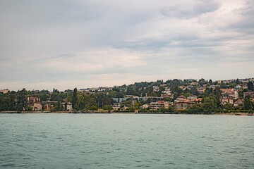 Fototapeta na wymiar panorama of the town of kotor
