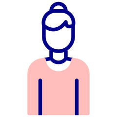 grandma avatar vetcor icon