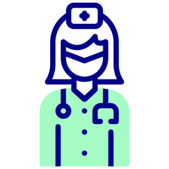 nurse avatar vetcor icon