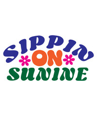 Retro Summer SVG Bundle, Summer Svg, Beach Svg, Summertime svg, Funny Beach Quotes Svg, Summer Quotes Svg, Svg files for cricut, Silhouette,Retro Summer SVG Bundle