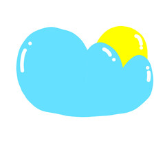 cloud and sun