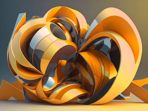 Abstract 3D Render Background