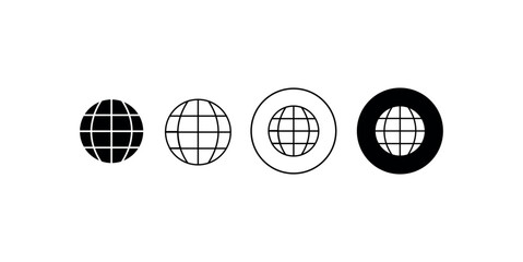 Web Icon Set, Vector Web Symbol Set, Flat Style.