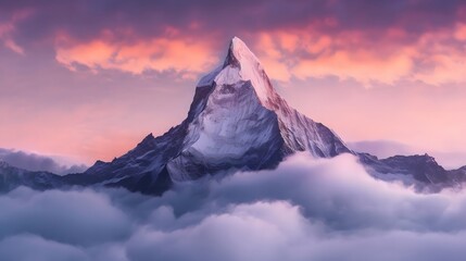 beautiful landscape in the mountains Generative AI, AI Generated