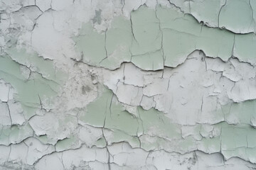 Obraz premium Vintage Grunge: Pale Gray-Green Concrete Wall Texture