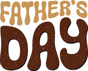 Happy Father's Day Dad Papa Colorful Graphics. Funny Daddy Saying, Quote and Slogan for Print on Demand Business (POD) and Printing Industry.