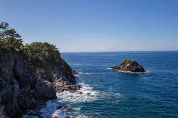 Strand ,Küste entlang der cinque terre
