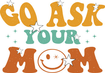 Happy Father's Day Dad Papa Colorful Graphics. Funny Daddy Saying, Quote and Slogan for Print on Demand Business (POD) and Printing Industry.