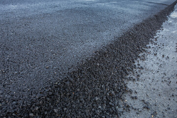 asphalt layers on road construction