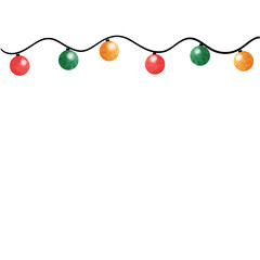 Christmas color lights, Christmas decorations