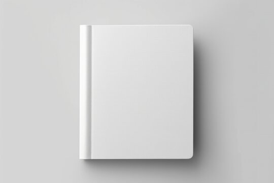 An open canvas for imagination and words, the blank cover of a high-quality book awaits its story. AI Generated