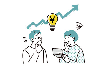 電気代上昇に悩むシニア夫婦