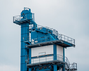Storage tanks cultivated agricultural crops processing plant