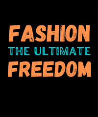 Fashion Clothing Typography T shirt Design