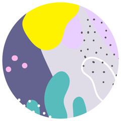 Pastel Purple Pink Abstract Circle Background