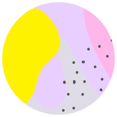Pastel Purple Pink Abstract Circle Background