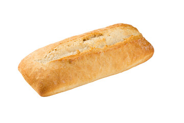 Ciabatta bread isolated on white background