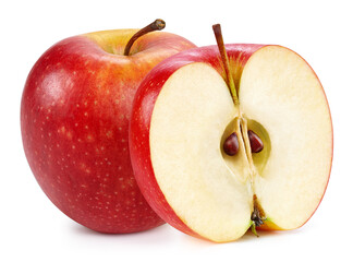 Apples isolated on white
