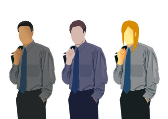 人物　ビジネスマンセット