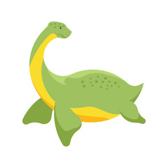 Cute dinosaur. Cartoon illustration of cute dinosaur vector.
