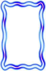 Abstract neon frame. Shining and glowing border. Copy space for your images, text, lettering, pictures, photos and designs.