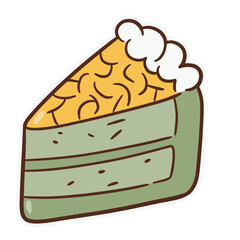 Sweet cake birthday cupcake