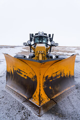 yellow snow plow