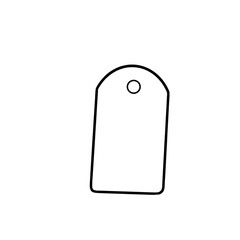 blank price tag