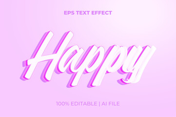 Unique editable art text effect. Text Effects.