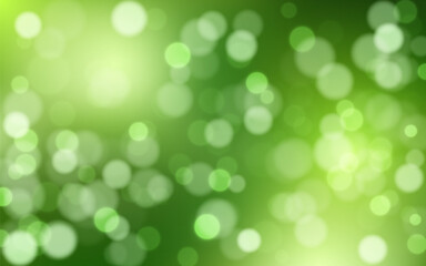 Fototapeta premium Nature green bokeh soft light abstract backgrounds, Vector eps 10 illustration bokeh particles, Backgrounds decoration