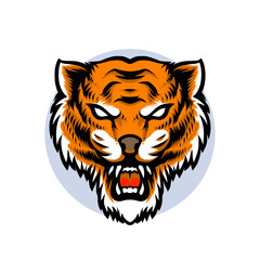 tiger head vector