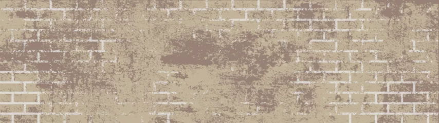Foto auf Acrylglas Alte schmutzige strukturierte Wand brick wall background with block