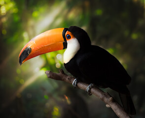 Toucan on a Branch