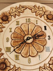 Fototapeta na wymiar clock with ornament