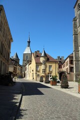 Fototapeta premium Rue Bocquillot, Avallon, Burgundy.