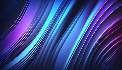 an abstract blue and purple texture in the air, in the style of sleek metallic finish, colorful curves, bold colorful lines, flowing draperies, monochromatic shadows, luminous 3d objects