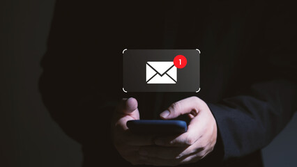 New email notification ideas for business email communication and digital marketing. The mailbox...
