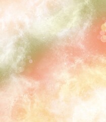 Fototapeta premium Sky gradient with cloud like cotton candy background 