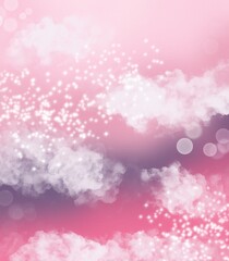 Sky gradient with cloud  like cotton candy background 