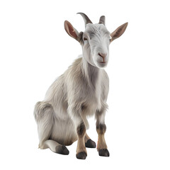 Realistic 3D Render of Goat Created with Generative AI Technology