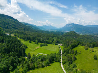 Blick auf den Dobratsch bei Villach