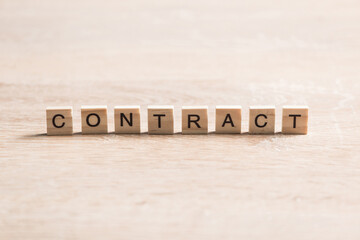 Business contract concept