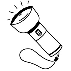 torch camping doodle divider