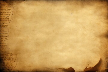 Parchment background. Generative AI